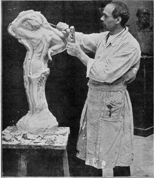 Casting in Plaster: A Demonstration by Mr. Cantoni 2.