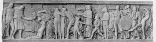 Competition Sketch: Return of Perseus and Andromeda. By T. L. Sands, Winner of Second Prize.