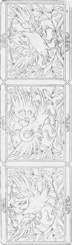 Decoration for a Small Box or the Front of a Drawer or a Casket.