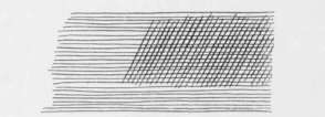 Fig. 5. Cross hatching: Diagonal lines.