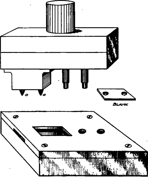 Typical Piercing and Blanking Die.