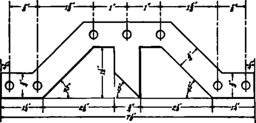 Typical Punching with Dimensions.