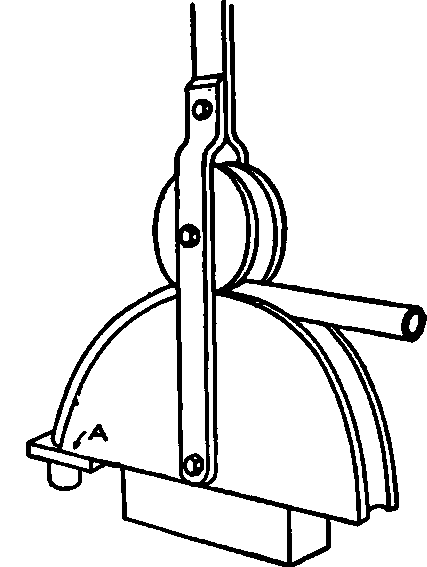 Bending Pipe in Grooved Jig.