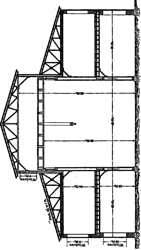 Cross Section through Machine Shop.