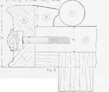 Constructing Corner of Billiard Table.