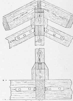 Hipped End Of A King Post Truss 926