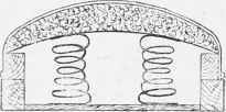 Putting Spring Seat in Armchair.