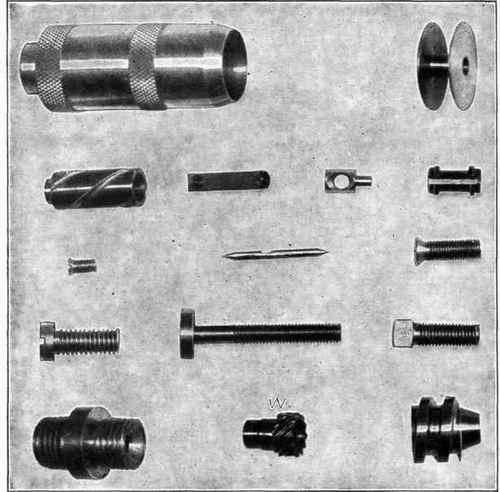 Fig. 92.   Products of the Automatic Screw Machine.