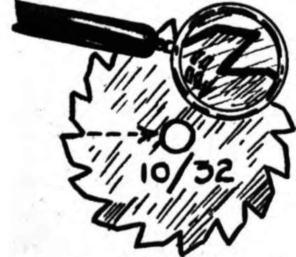 The Proper Shape For Hand Filed Carving Cutter Teeth