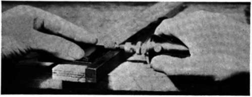 Using A Cylindrical Mounted Stone