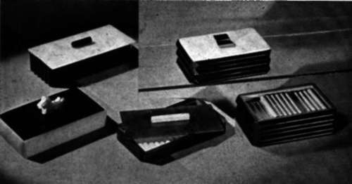 Various Types Of Boxes Made From Sheet