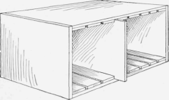Grooves for the Partitions Made with the Use of Small, Thin Strips of Wood