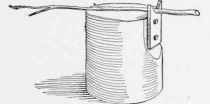 The Notched Board Fastened to the Chopping Block Turns It into a Sawbuck
