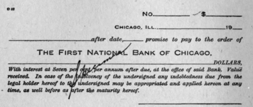Demand Note.