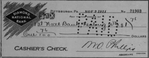 Cashier's Check