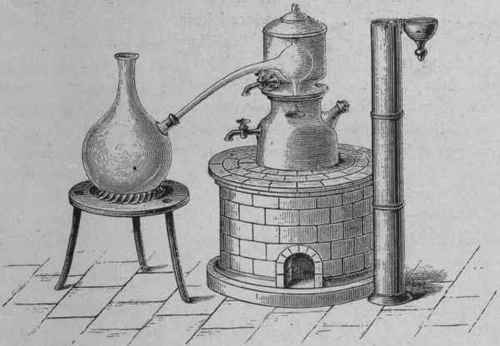 Fig. 9. distilling apparatus.
