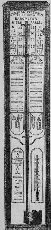 Davis's Prize Medal Barometer and Weather Guide.