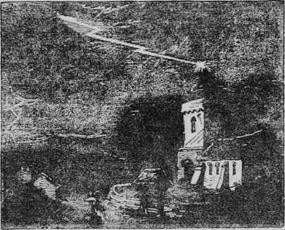 Example of the zigzag path of Lightning.