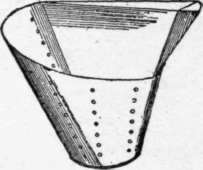 Sink Strainer; keeps garbage from clogging sink and pipes