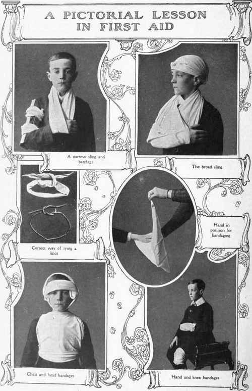 A Pictorial Lesson in First Aid How to Render Firs 10065