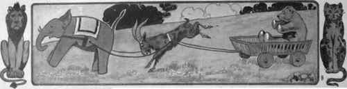 A nursery frieze that would delight children