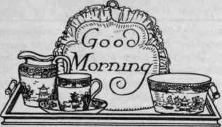 A tea tray for early morning