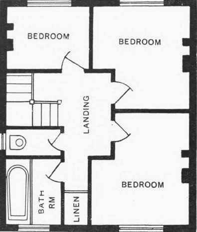 A well planned First rloor; roomy landing; no long passages