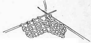 Casting off stitches