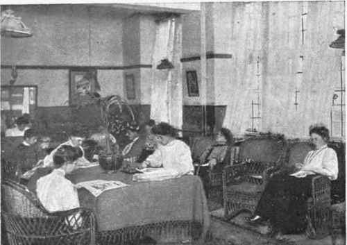 Gerrard Exchange. Sitting room By permission of the National Telephone Company teen and twenty five. Under the Post Office regulations, however, the higher age limit is nineteen.