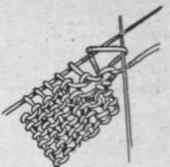 Plain kitting on both sides