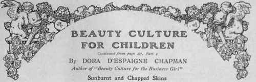 Sunburnt and Chapped Skins Children 1001048