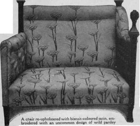 The design is an uncommon one   wild parsley, treated conventionally and giving the idea of the growing plant.