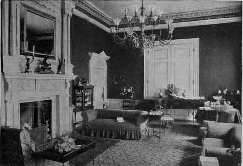 The drawing room at 10, Downing Street