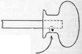 The little screw that will drop out.