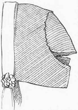 The only joining necessary is the back seam and the insertion of piece for the crown.