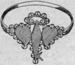 Fig. 12. A gold eighteenth century Italian wedding ring. To the peasants these rings are still known by their ancient Roman name of Fede
