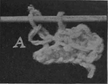 Fig 17a. An enlarged section showing the small loop ( A ) 10 be drawn forward, towards the left