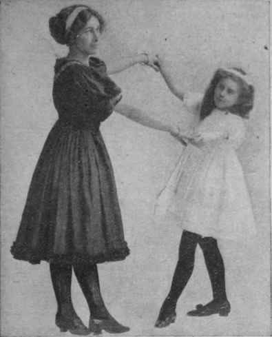 Fig. 2. The second step, in which both dancers turn a little further