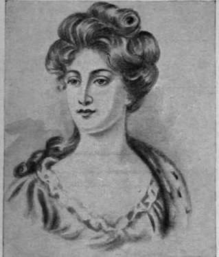 Fig. 4. A coiffure worn by Sarah, Duchess of Marlborough. Note the curl suggestive of the coxcomb of the mid victorian small boy