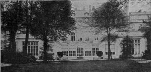 The British Embassy at Paris, a stately mansion standing in its own grounds
