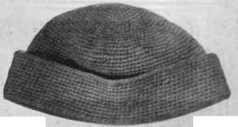 The hockey or rinking cap designed to fit the head closely