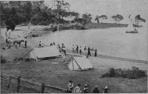 Wellington Point, a scene of unrivalled beauty, nineteen miles from Brisbane, capital of Queensland