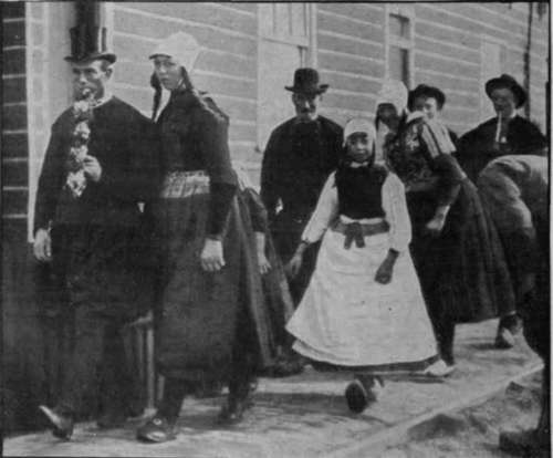 A Dutch bridal procession