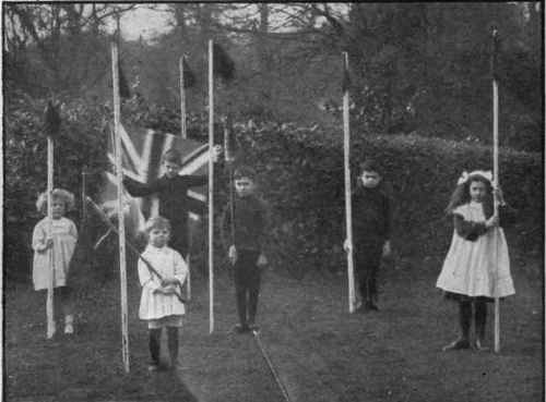 A semaphore parade. Even the youngest children will enjoy a lesson on this subject, and will acquire a sense of discipline and a quickness of perception by its help