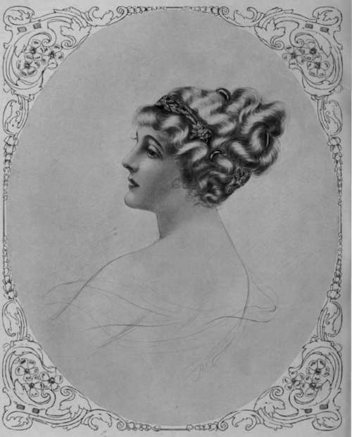 An exquisite evening coiffure