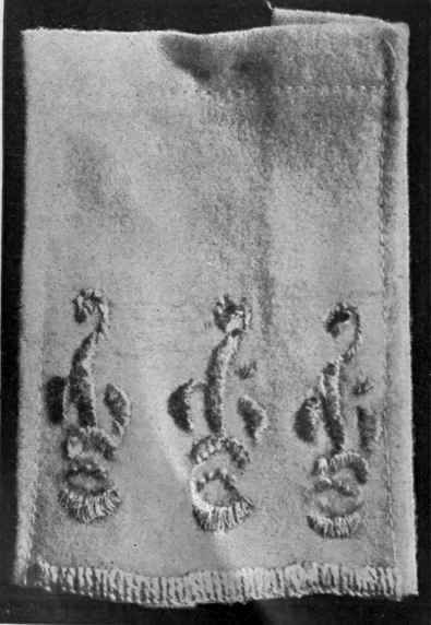 Fig. 3. The duplication of this pattern makes a charming dress trimming. In white, it can be used to adorn lingerie