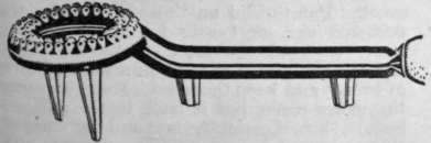 Fig. 5. A gas burner will be found very convenient for heating wash coppers. It is very cleanly and saves much labour
