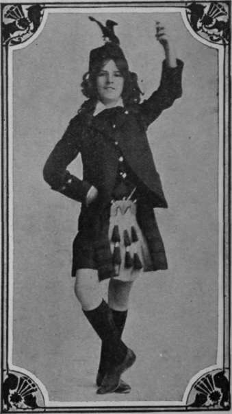 Fig. 8. Springing pas de Basque. This is danced with a spring, the feet being placed toe to toe at the second beat instead of flat on the ground
