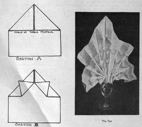 How To Fold Table Napkins The Fan Pattern 60059