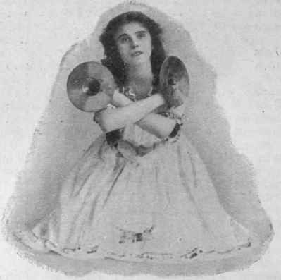 Step 8. Fig. 8. Final position, in which, after turning rapidly, the dancer sinks down on her knees